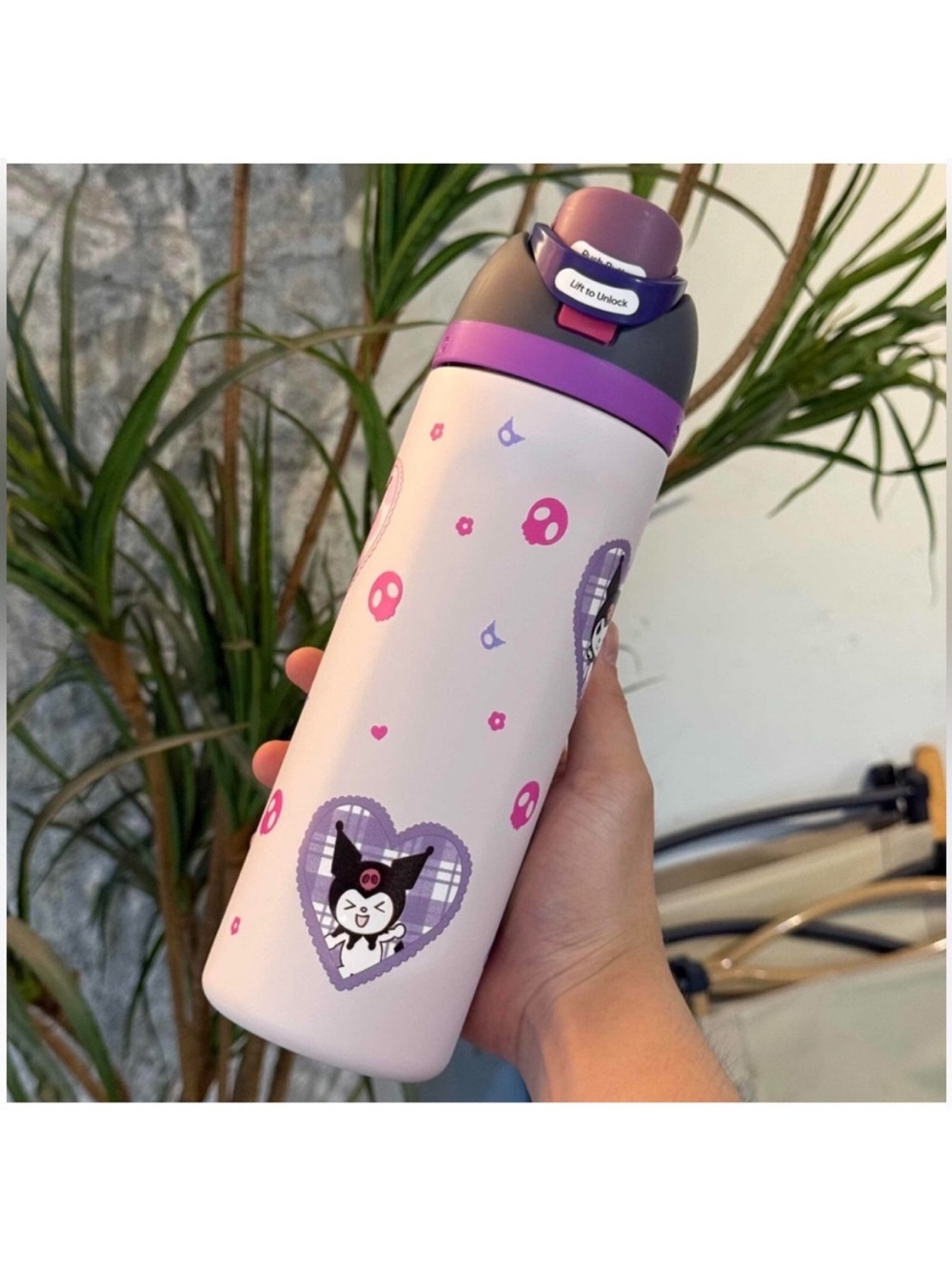 Owala Kuromi new freesip straw purple 32oz 24hr cold water bottle Tumbler nwt